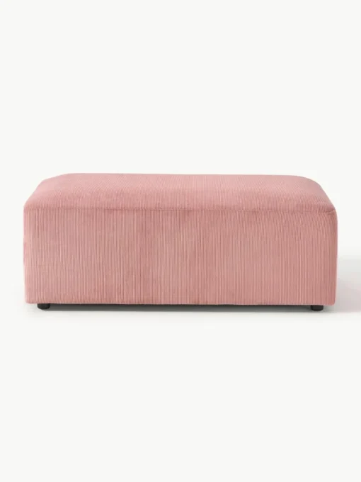 XL poef Melva van corduroy, B 116 x D 72 cm