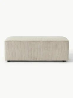 XL poef Melva van corduroy, B 116 x D 42 cm