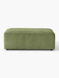XL poef Melva van corduroy, B 116 x D 72 cm