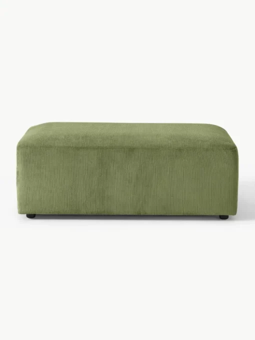 XL poef Melva van corduroy, B 116 x D 72 cm
