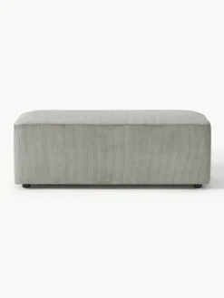 XL poef Melva van corduroy, B 116 x D 42 cm