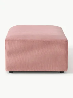 XL poef Melva van corduroy, B 116 x D 72 cm