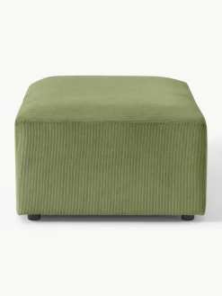 XL poef Melva van corduroy, B 116 x D 72 cm