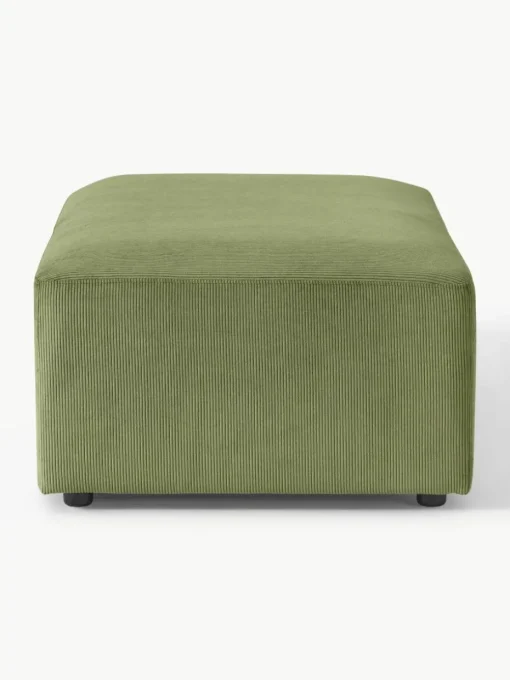 XL poef Melva van corduroy, B 116 x D 72 cm