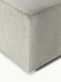 XL poef Melva van corduroy, B 116 x D 42 cm