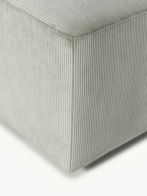 XL poef Melva van corduroy, B 116 x D 42 cm