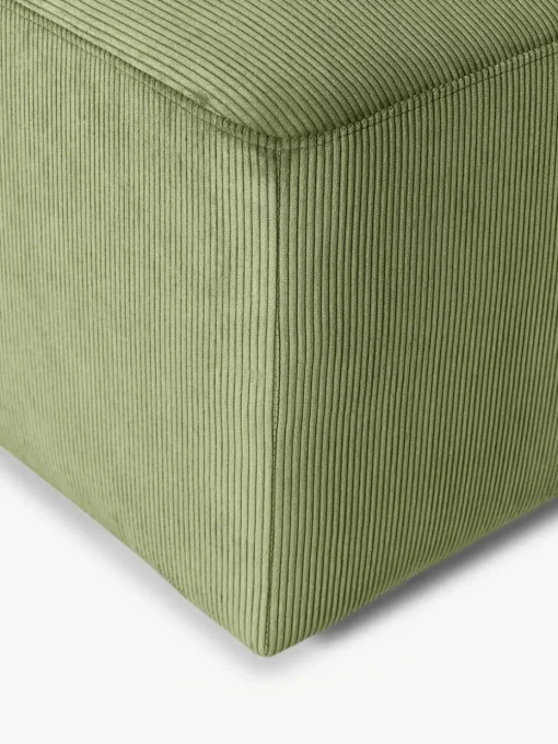XL poef Melva van corduroy, B 116 x D 72 cm