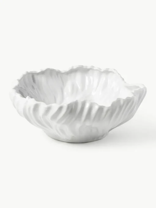 XL sierschaal Milazzo met geribbelde twist