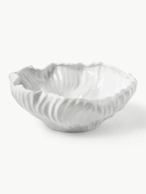 XL sierschaal Milazzo met geribbelde twist
