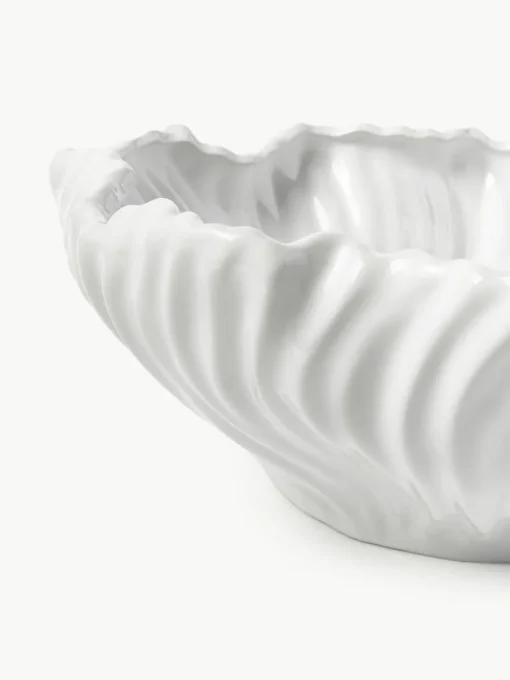 XL sierschaal Milazzo met geribbelde twist
