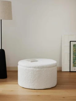 XL teddy poef Alida met opbergruimte