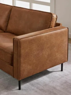 XL U-bank Hunter van gerecycled leer