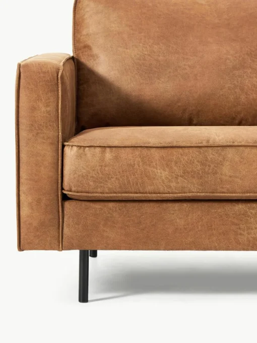 XL U-bank Hunter van gerecycled leer