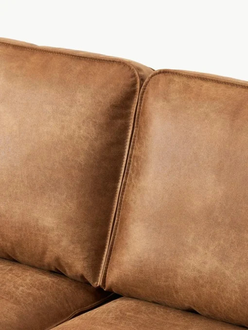 XL U-bank Hunter van gerecycled leer