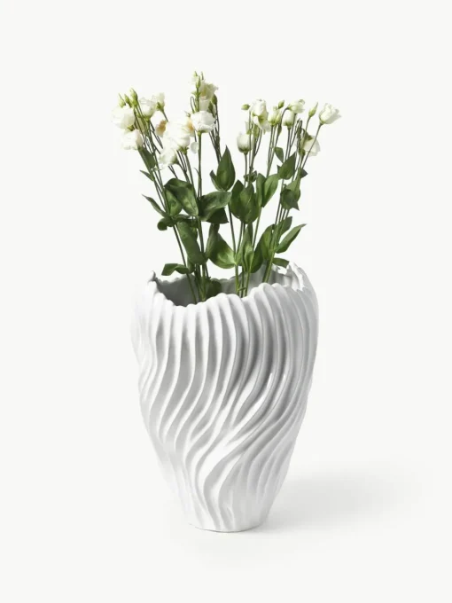 XL vaas Milazzo met gecanneleerde twist, H 44 cm