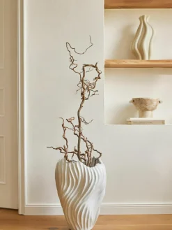 XL vaas Milazzo met gecanneleerde twist, H 44 cm