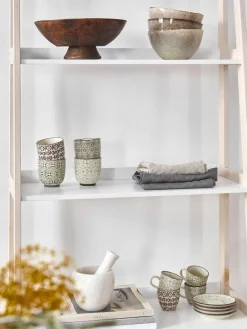 XS bekers Karine met klein patroon, set van 4