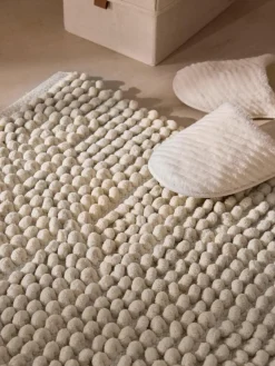 Zachte badmat Brady met lus design