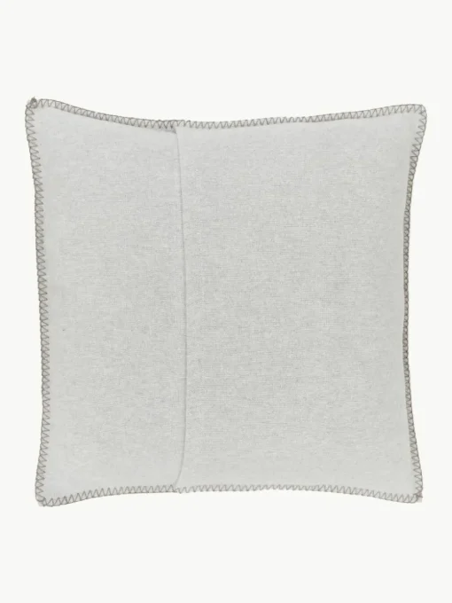 Zachte fleece kussenhoes Sylt met hertenmotief