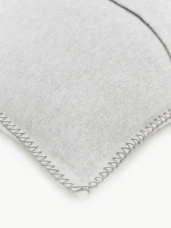 Zachte fleece kussenhoes Sylt met hertenmotief