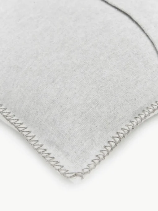 Zachte fleece kussenhoes Sylt met hertenmotief