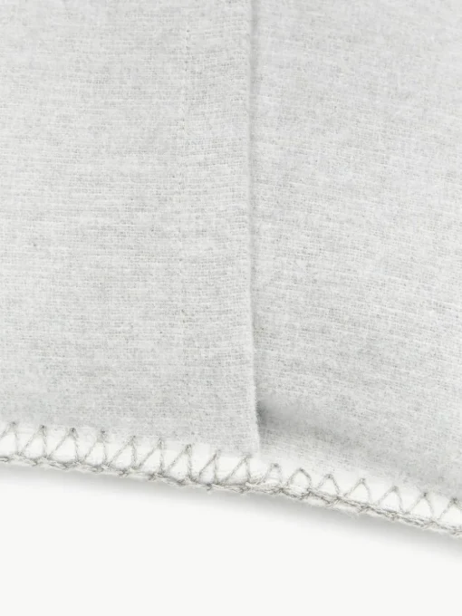 Zachte fleece kussenhoes Sylt met hertenmotief