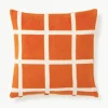 Zachte geruite plaid Edison met franjes