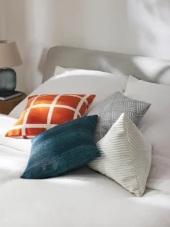 Zachte geruite plaid Edison met franjes