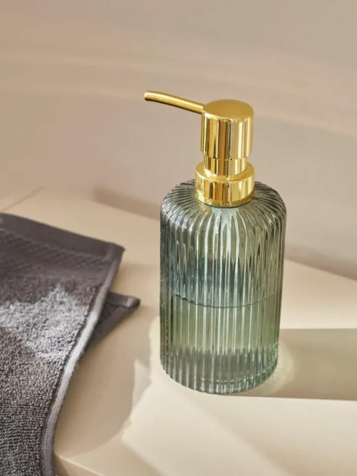 Zeepdispenser Antoinette van glas