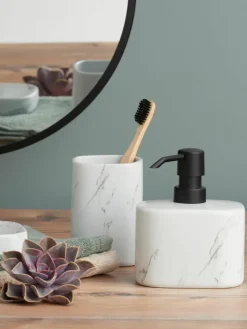 Zeepdispenser Marble van keramiek
