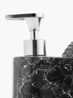 Zeepdispenserset Bubble in marmerlook, set van 2