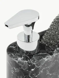 Zeepdispenserset Bubble in marmerlook, set van 2