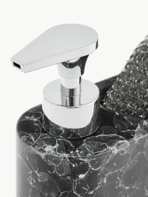 Zeepdispenserset Bubble in marmerlook, set van 2