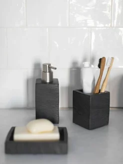 Zeepschaal Slate in leisteenlook