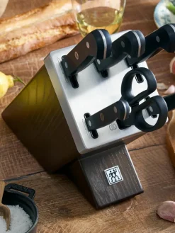 Zelfslijpende messenblok Gourmet met 5 messen en 1 schaar