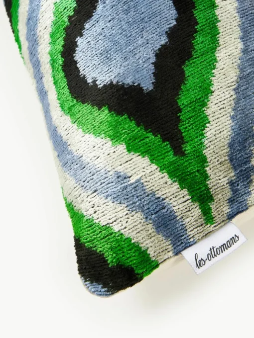 Zijden fluwelen kussenhoes Velvety met abstract patroon