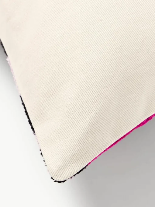 Zijden fluwelen kussenhoes Velvety met abstract patroon