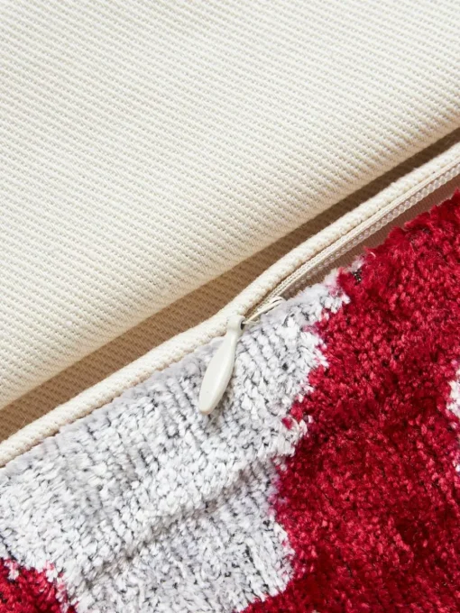 Zijden fluwelen kussenhoes Velvety met abstract patroon