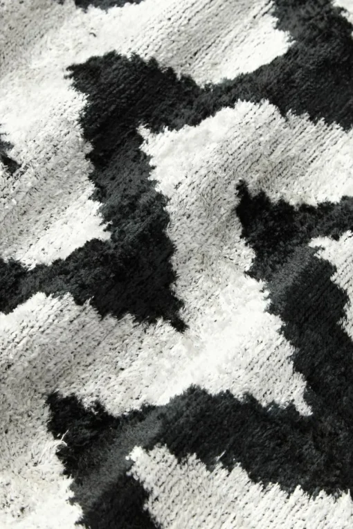 Zijden fluwelen kussenhoes Velvety met zigzag patroon