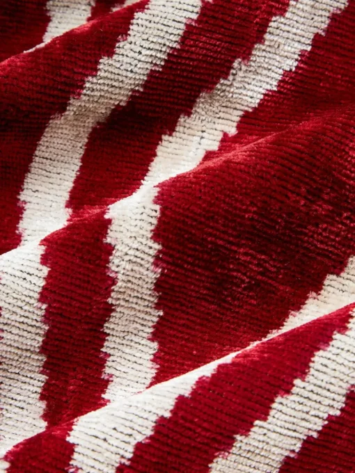 Zijden fluwelen kussenhoes Velvety met abstract patroon