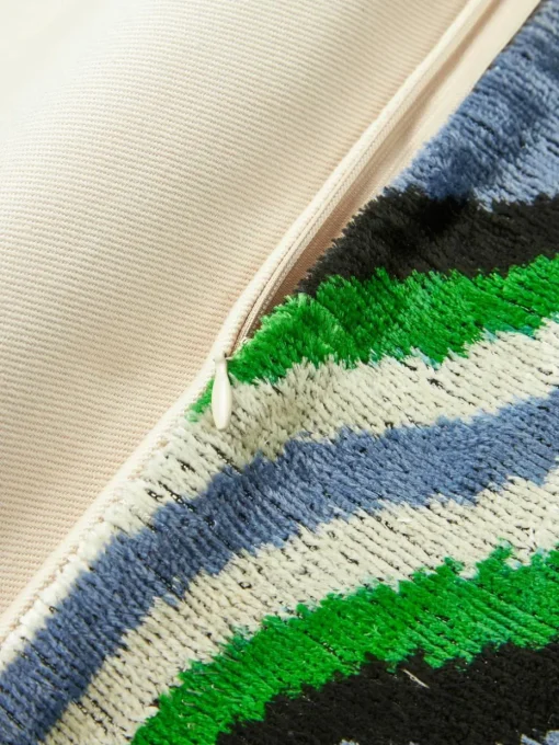 Zijden fluwelen kussenhoes Velvety met abstract patroon