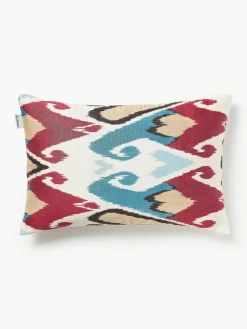 Zijden kussenhoes Silky met abstract patroon