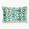 Zijden kussenhoes Silky met abstract patroon