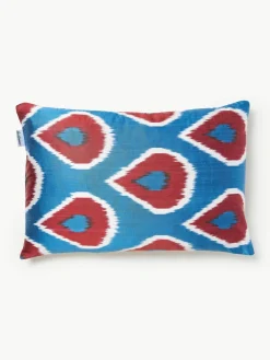 Zijden kussenhoes Silky met abstract patroon