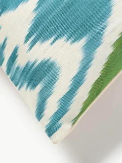 Zijden kussenhoes Silky met abstract patroon