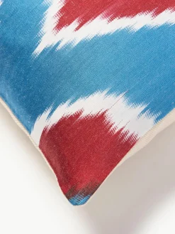 Zijden kussenhoes Silky met abstract patroon