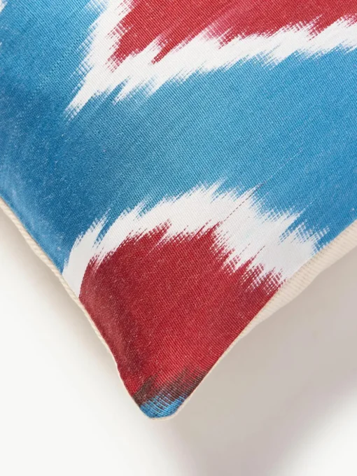 Zijden kussenhoes Silky met abstract patroon