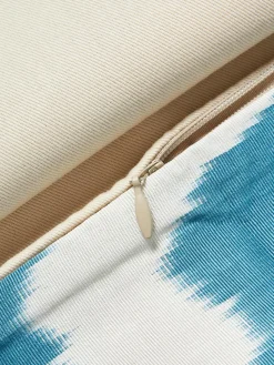 Zijden kussenhoes Silky met abstract patroon