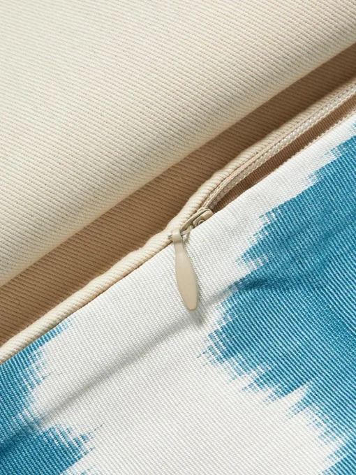 Zijden kussenhoes Silky met abstract patroon