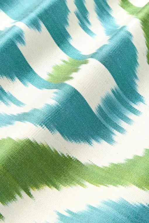 Zijden kussenhoes Silky met abstract patroon